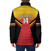 Papua New Guinea Rugby Custom Padded Jacket Go PNG Hunters Polynesian Pattern LT14 - Polynesian Pride