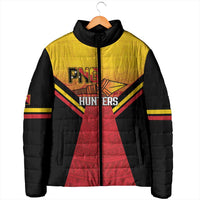 Papua New Guinea Rugby Custom Padded Jacket Go PNG Hunters Polynesian Pattern LT14 - Polynesian Pride
