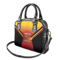 Papua New Guinea Rugby Custom Shoulder Handbag Go PNG Hunters Polynesian Pattern - Polynesian Pride