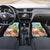 Aloha Hawaii Mele Kalikimaka Car Mats Chilling Santa With Pineapple - Polynesian Pattern