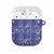 Blue Palaka Japanese Patterns AirPods Case Koi Fish Asanoha Sakura Patchwork Stylized - Polynesian Pride