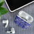 Blue Palaka Japanese Patterns AirPods Case Koi Fish Asanoha Sakura Patchwork Stylized - Polynesian Pride