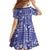 Blue Palaka Japanese Patterns Family Matching Summer Maxi Dress and Hawaiian Shirt Koi Fish Asanoha Sakura Patchwork Stylized - Polynesian Pride