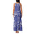 Blue Palaka Japanese Patterns Family Matching Tank Maxi Dress and Hawaiian Shirt Koi Fish Asanoha Sakura Patchwork Stylized - Polynesian Pride