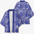 Blue Palaka Japanese Patterns Kimono Koi Fish Asanoha Sakura Patchwork Stylized - Polynesian Pride