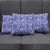 Blue Palaka Japanese Patterns Pillow Cover Koi Fish Asanoha Sakura Patchwork Stylized - Polynesian Pride