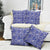 Blue Palaka Japanese Patterns Pillow Cover Koi Fish Asanoha Sakura Patchwork Stylized - Polynesian Pride