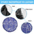 Blue Palaka Japanese Patterns Spare Tire Cover Koi Fish Asanoha Sakura Patchwork Stylized - Polynesian Pride