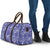 Blue Palaka Japanese Patterns Travel Bag Koi Fish Asanoha Sakura Patchwork Stylized - Polynesian Pride