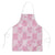 Pink Palaka Japanese Patterns Apron Koi Fish Asanoha Sakura Patchwork Stylized - Polynesian Pride