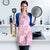 Pink Palaka Japanese Patterns Apron Koi Fish Asanoha Sakura Patchwork Stylized - Polynesian Pride
