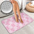 Pink Palaka Japanese Patterns Bathroom Set Koi Fish Asanoha Sakura Patchwork Stylized - Polynesian Pride