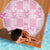 Pink Palaka Japanese Patterns Beach Blanket Koi Fish Asanoha Sakura Patchwork Stylized - Polynesian Pride