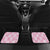 Pink Palaka Japanese Patterns Car Mats Koi Fish Asanoha Sakura Patchwork Stylized - Polynesian Pride