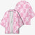 Pink Palaka Japanese Patterns Kimono Koi Fish Asanoha Sakura Patchwork Stylized - Polynesian Pride
