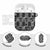 Black Palaka Japanese Patterns AirPods Case Koi Fish Asanoha Sakura Patchwork Stylized - Polynesian Pride