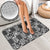 Black Palaka Japanese Patterns Bathroom Set Koi Fish Asanoha Sakura Patchwork Stylized - Polynesian Pride