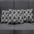 Black Palaka Japanese Patterns Pillow Cover Koi Fish Asanoha Sakura Patchwork Stylized - Polynesian Pride