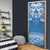 Toa Samoa Rugby Custom Door Cover Uso aso uma Samoan Pattern Blue - Polynesian Pride
