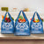 Toa Samoa Rugby Custom Grocery Bag Uso aso uma Samoan Pattern Blue - Polynesian Pride