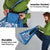 Toa Samoa Rugby Custom Grocery Bag Uso aso uma Samoan Pattern Blue - Polynesian Pride