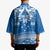 Toa Samoa Rugby Custom Kimono Uso aso uma Samoan Pattern Blue - Polynesian Pride