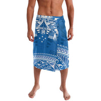 Toa Samoa Rugby Custom Lavalava Uso aso uma Samoan Pattern Blue - Polynesian Pride