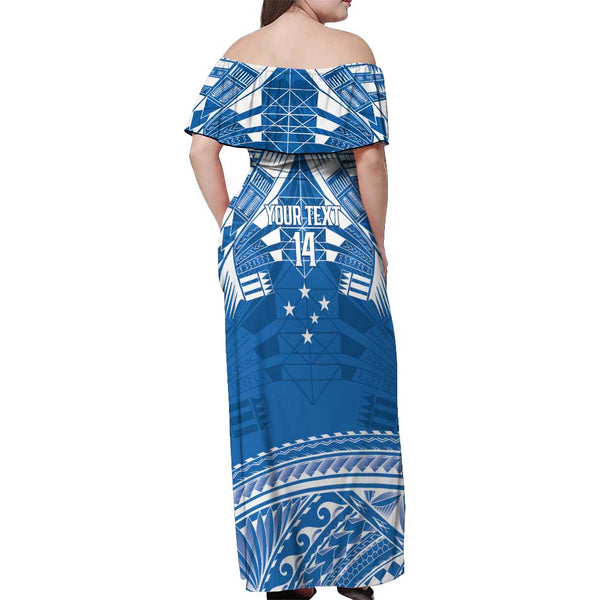 Toa Samoa Rugby Custom Off Shoulder Maxi Dress Uso aso uma Samoan ...