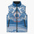 Toa Samoa Rugby Custom Sleeveless Puffer Jacket Uso aso uma Samoan Pattern Blue - Polynesian Pride