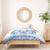 Toa Samoa Rugby Custom Bedding Set Uso aso uma Samoan Pattern White - Polynesian Pride