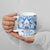 Toa Samoa Rugby Custom Ceramic Mug Uso aso uma Samoan Pattern White - Polynesian Pride
