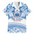 Toa Samoa Rugby Custom Family Matching Off The Shoulder Long Sleeve Dress and Hawaiian Shirt Uso aso uma Samoan Pattern White - Polynesian Pride
