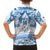 Toa Samoa Rugby Custom Family Matching Off Shoulder Maxi Dress and Hawaiian Shirt Uso aso uma Samoan Pattern White - Polynesian Pride