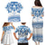 Toa Samoa Rugby Custom Family Matching Puletasi and Hawaiian Shirt Uso aso uma Samoan Pattern White - Polynesian Pride