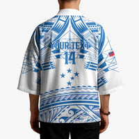 Toa Samoa Rugby Custom Kimono Uso aso uma Samoan Pattern White - Polynesian Pride