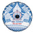 Toa Samoa Rugby Custom Spare Tire Cover Uso aso uma Samoan Pattern White - Polynesian Pride