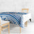 Toa Samoa Rugby Custom Tablecloth Uso aso uma Samoan Pattern White - Polynesian Pride