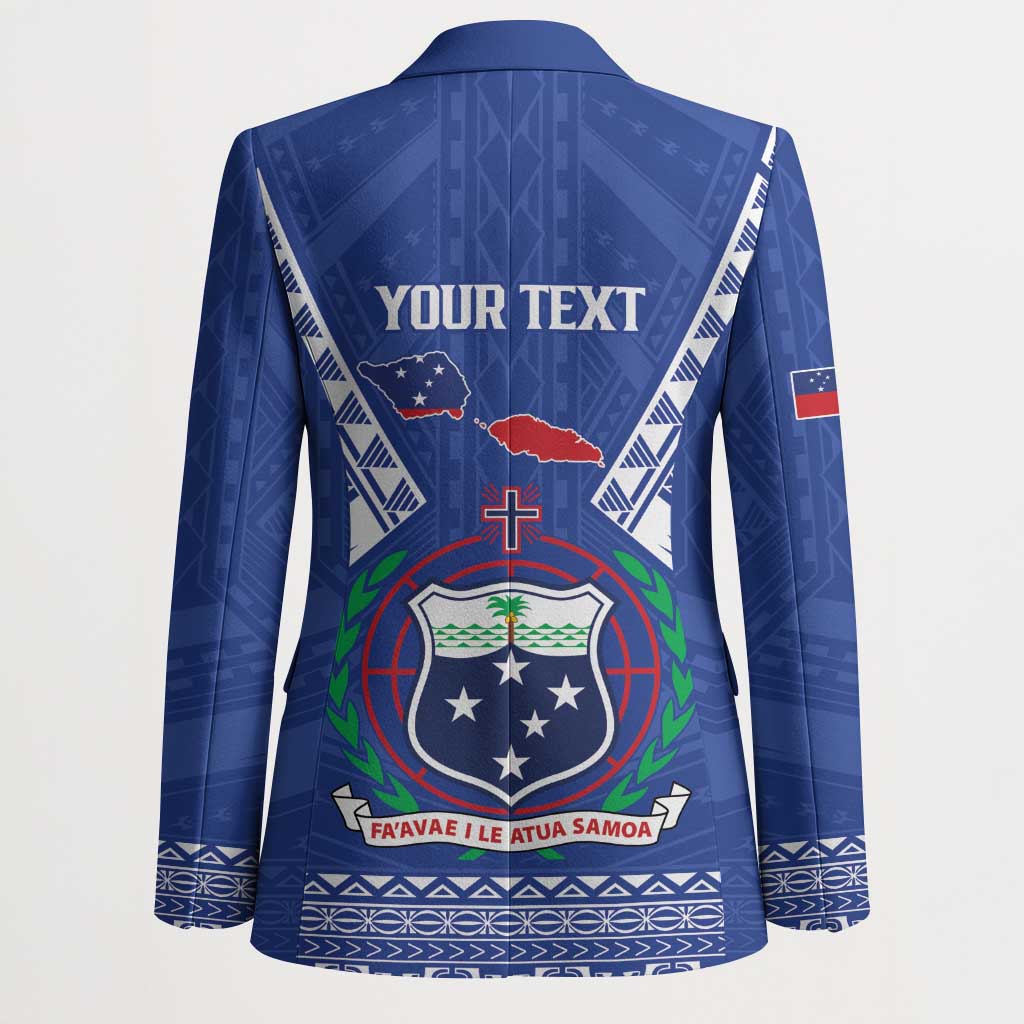 Personalised Samoa 685 Blazer Samoan Pride Coat Of Arms - Polynesian Pride