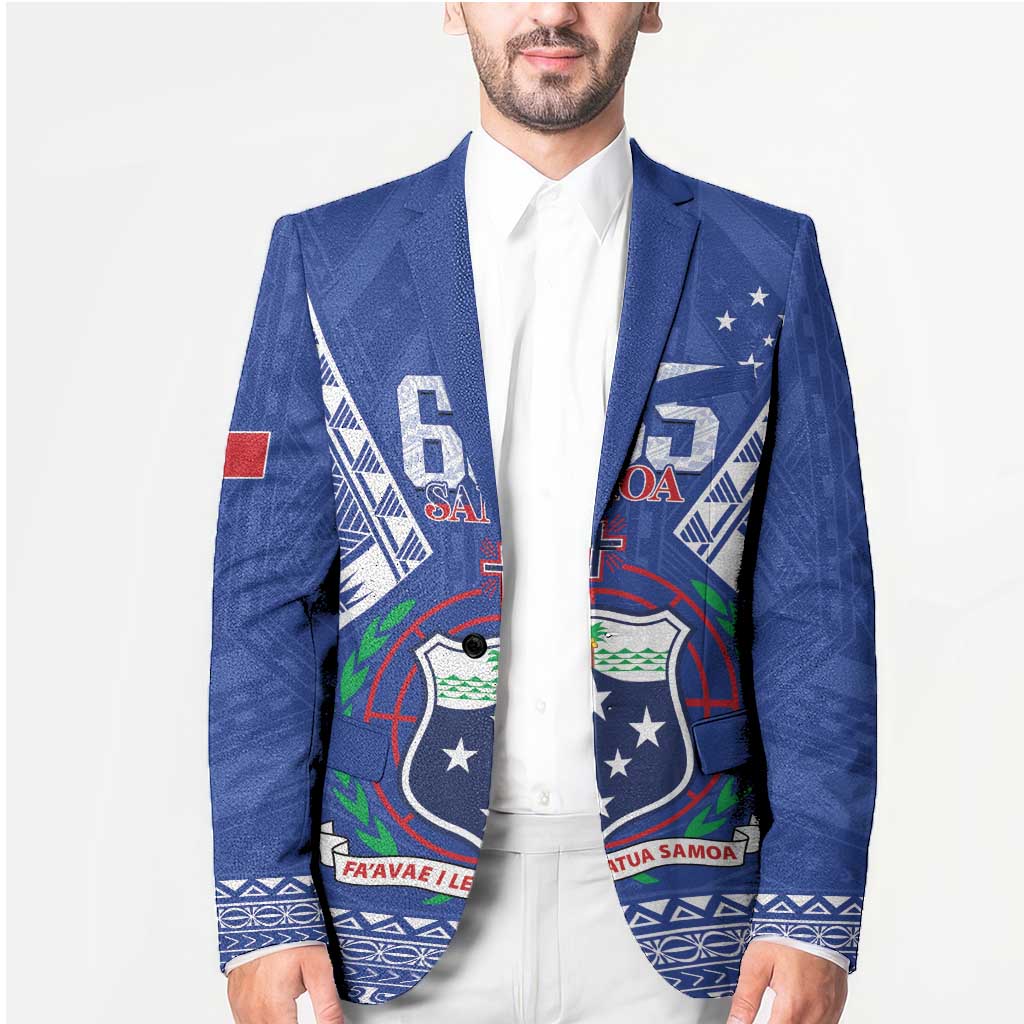 Personalised Samoa 685 Blazer Samoan Pride Coat Of Arms - Polynesian Pride