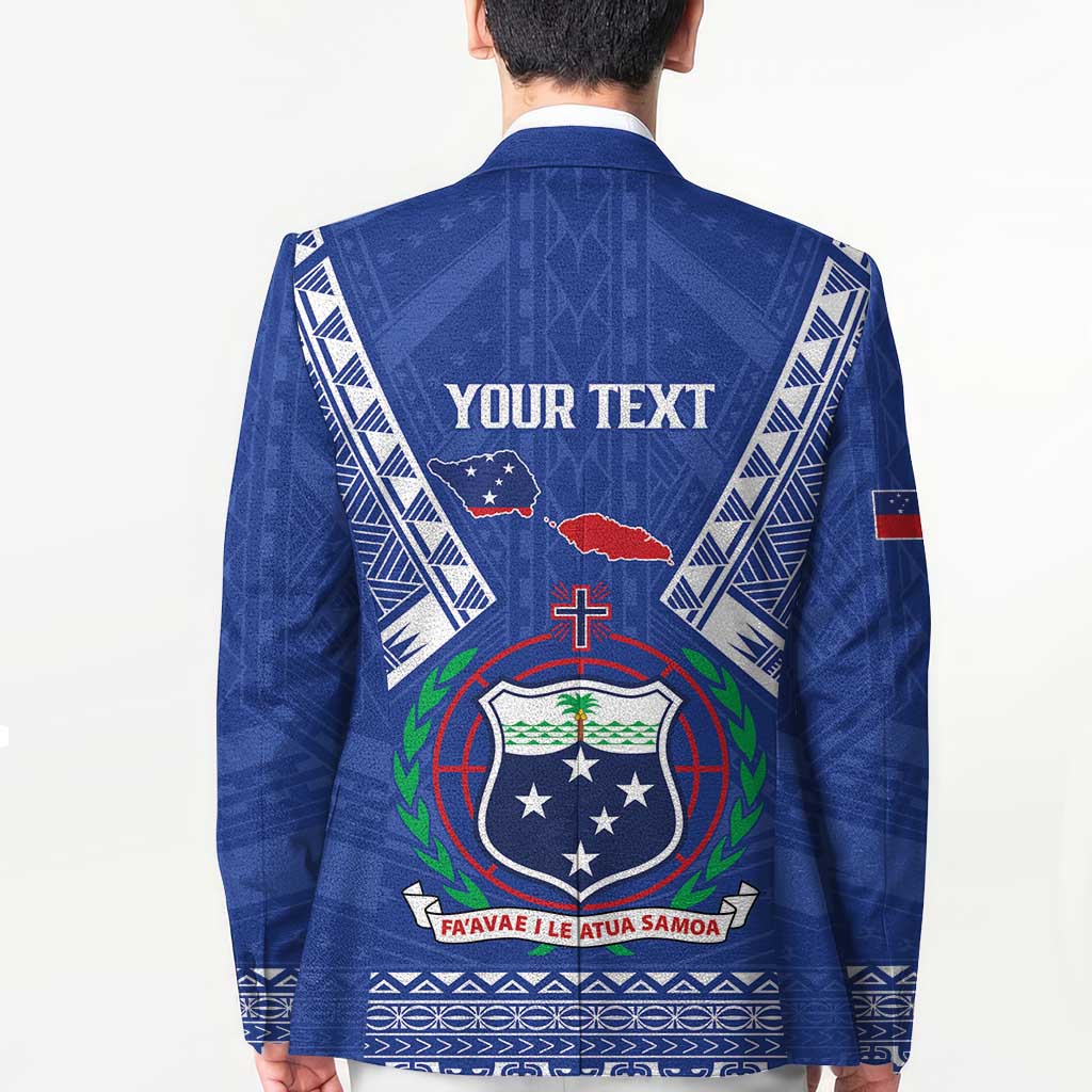 Personalised Samoa 685 Blazer Samoan Pride Coat Of Arms - Polynesian Pride
