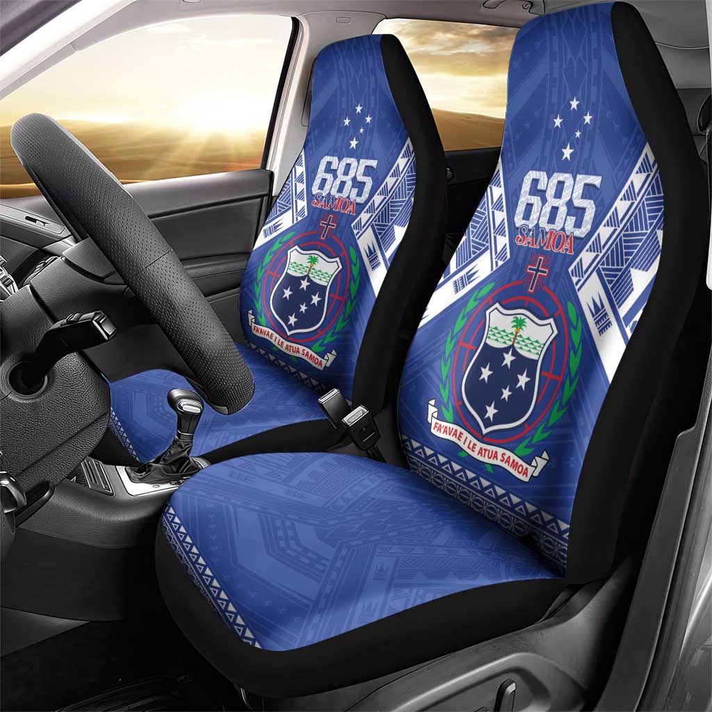 Samoa 685 Car Seat Cover Samoan Pride Coat Of Arms - Polynesian Pride