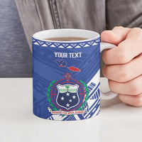 Personalised Samoa 685 Ceramic Mug Samoan Pride Coat Of Arms - Polynesian Pride
