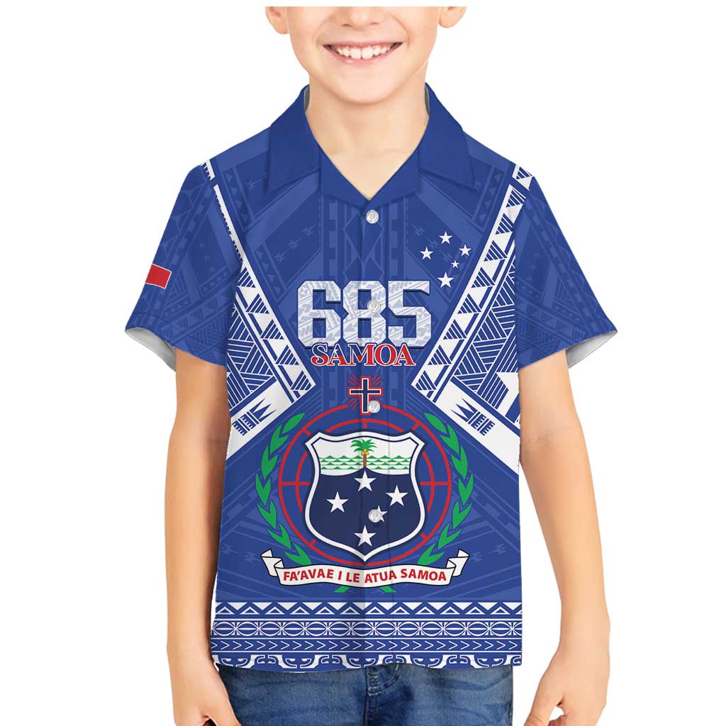 Personalised Samoa 685 Family Matching Mermaid Dress and Hawaiian Shirt Samoan Pride Coat Of Arms - Polynesian Pride