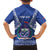 Personalised Samoa 685 Family Matching Off The Shoulder Long Sleeve Dress and Hawaiian Shirt Samoan Pride Coat Of Arms - Polynesian Pride
