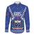 Personalised Samoa 685 Family Matching Off The Shoulder Long Sleeve Dress and Hawaiian Shirt Samoan Pride Coat Of Arms - Polynesian Pride