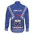 Personalised Samoa 685 Family Matching Off The Shoulder Long Sleeve Dress and Hawaiian Shirt Samoan Pride Coat Of Arms - Polynesian Pride
