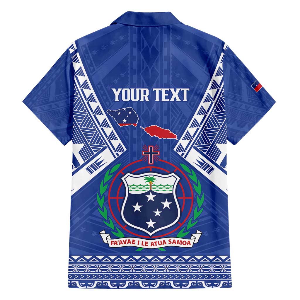 Personalised Samoa 685 Hawaiian Shirt Samoan Pride Coat Of Arms - Polynesian Pride
