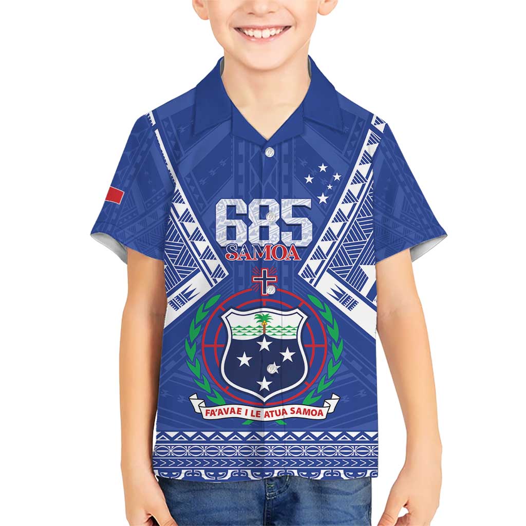 Personalised Samoa 685 Hawaiian Shirt Samoan Pride Coat Of Arms - Polynesian Pride