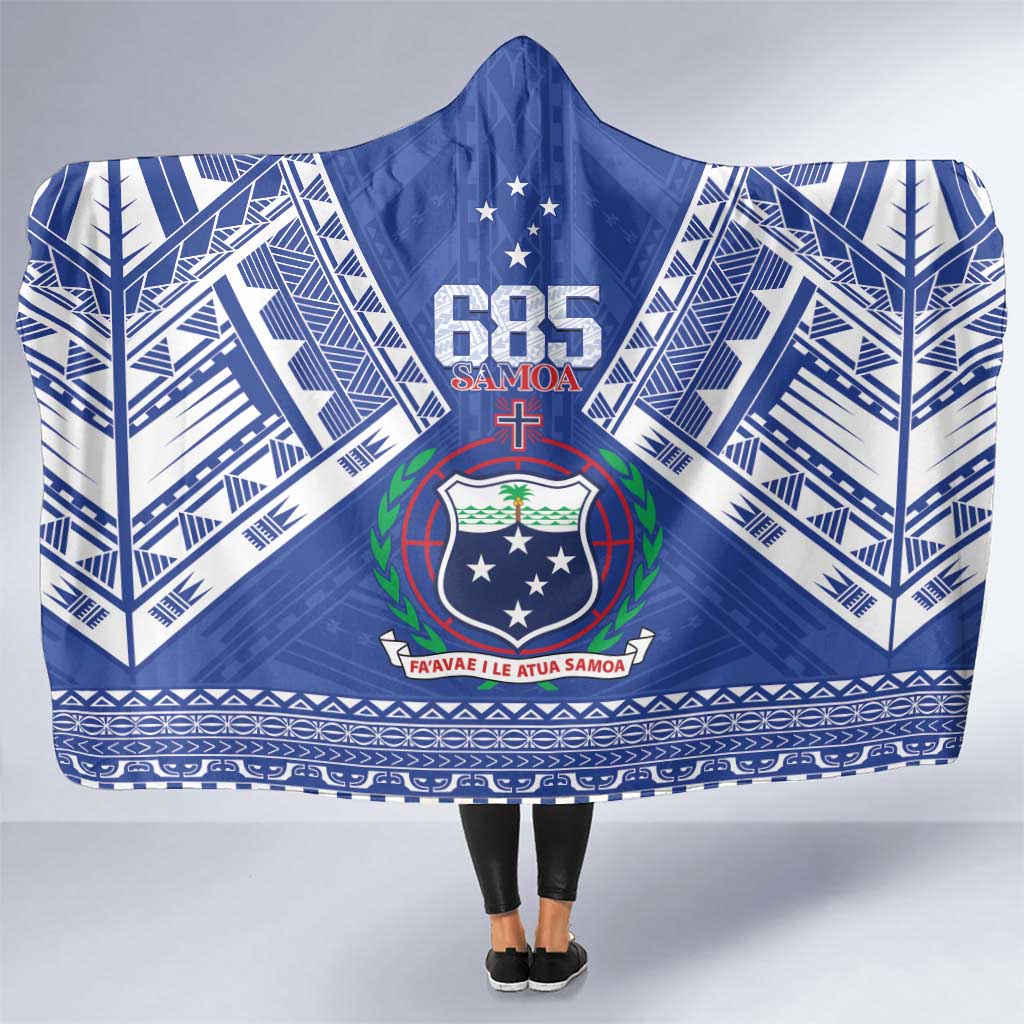 Samoa 685 Hooded Blanket Samoan Pride Coat Of Arms - Polynesian Pride