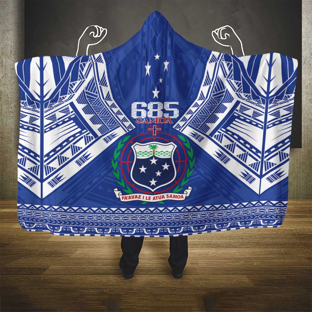 Samoa 685 Hooded Blanket Samoan Pride Coat Of Arms - Polynesian Pride
